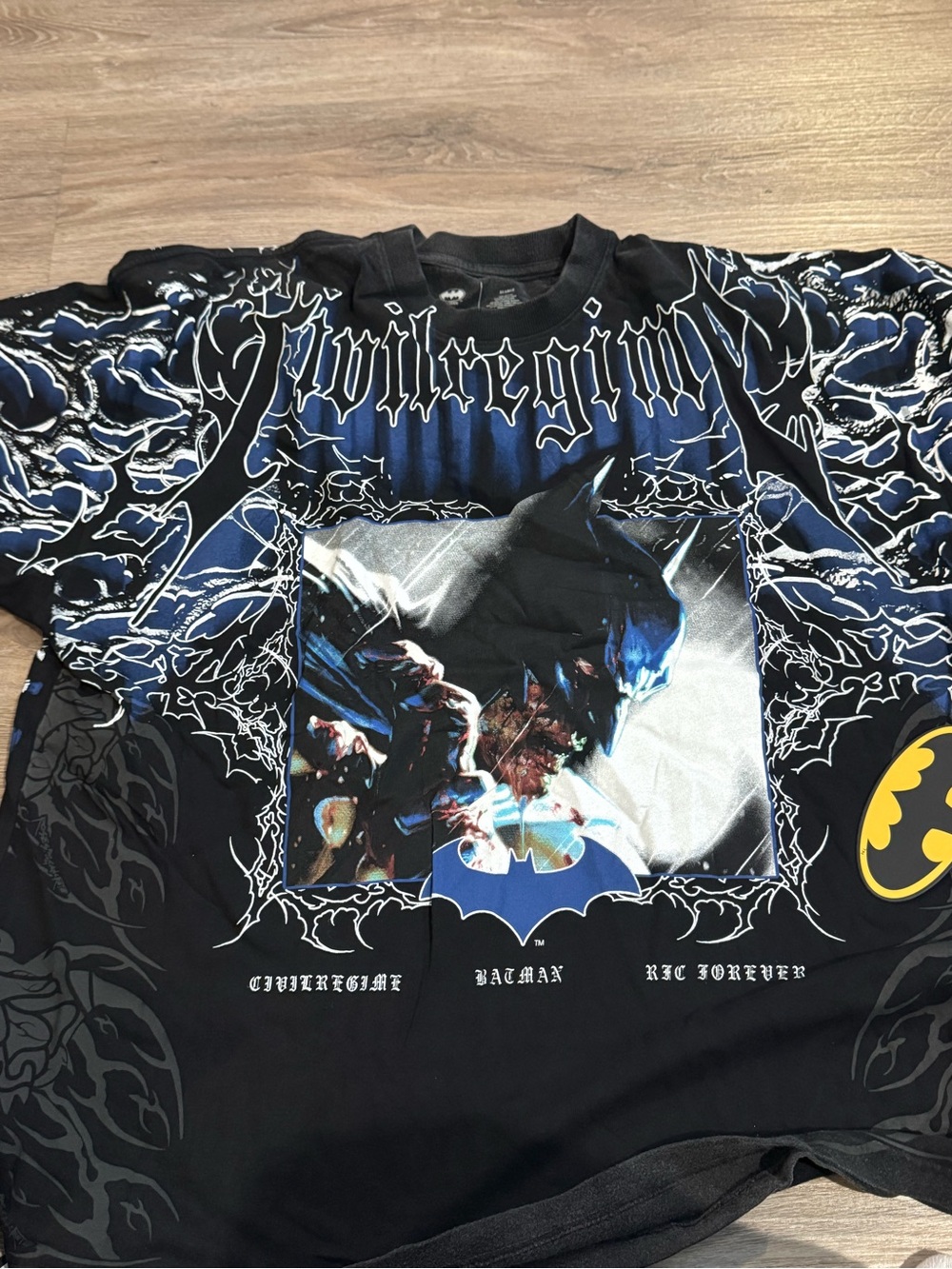 Batman Graphic Short Sleeve Tee - Black/Blue